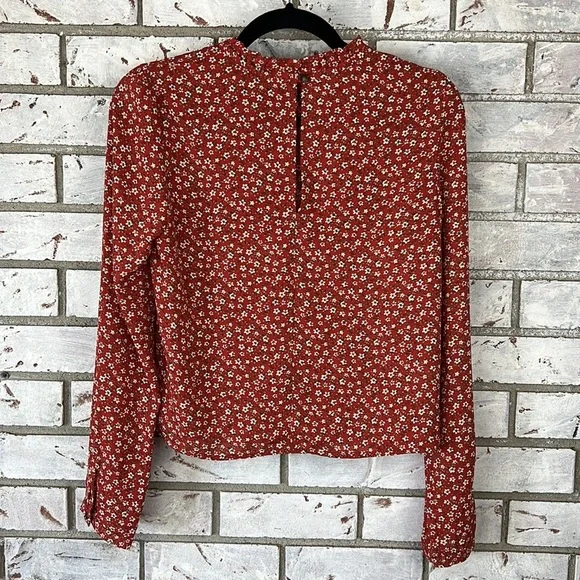 Forever 21 | Red Floral Blouse - Picture 6 of 8